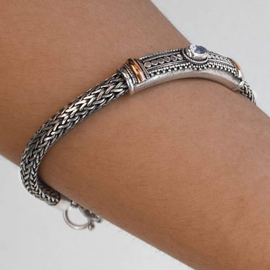 Svarti of Bali Sterling Silver Cuff Bracelet BA Tribal Braid Design - Ruby  Lane